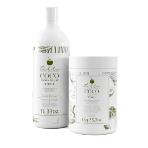Kit TERRA COCO Isotonic Shampoo + Coconut-Based Mask 1kg / 33oz