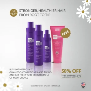 Kit 100Timetros + Free Cronograma Treatment of Your Choice